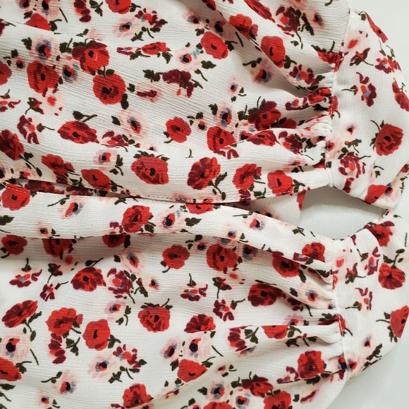 Ann Taylor Factory Sleeveless Floral Tank High Neck Top Women’s Size XS - Picture 6 of 6